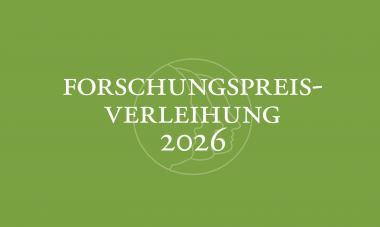 Forschungspreisverleihung im Dalberger Hof
